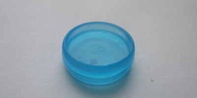 Planner disc | Turquoise transparant 16 mm | 8 stuks