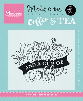 Marianne Design Stempel Quote -You & Me and a cup of coffee