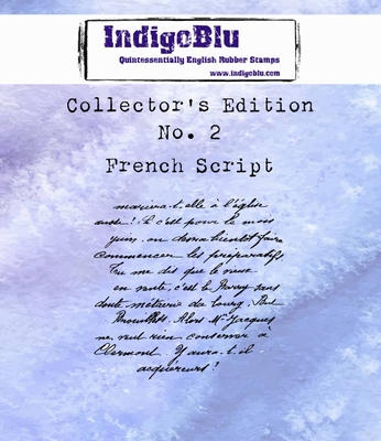 IndigoBlu stempel Collector's Edition 2 French Script