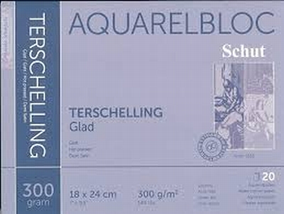 Schut Terschelling GLAD aquarelblok Schut | 18 x 24 cm