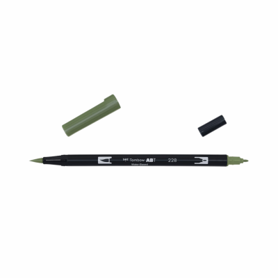Tombow ABT Dual Brush pen Grey Green | nr 228