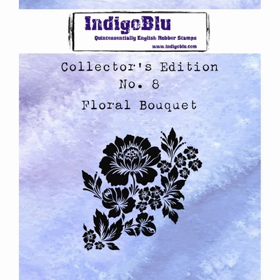 IndigoBlu stempel Collector's Edition 8 Floral Bouquet