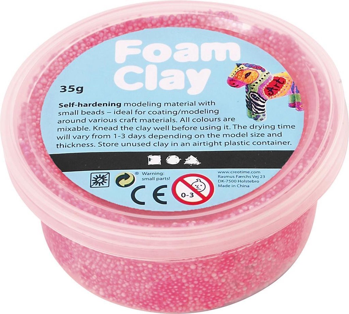 Foam Clay Neon Rose | 35 gr