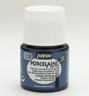 Pébéo Porcelaine 150 - Shimmer Petroleum