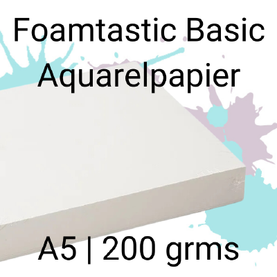 Foamtastic Basic | Aquarelpapier A5 200grm | 20 vel