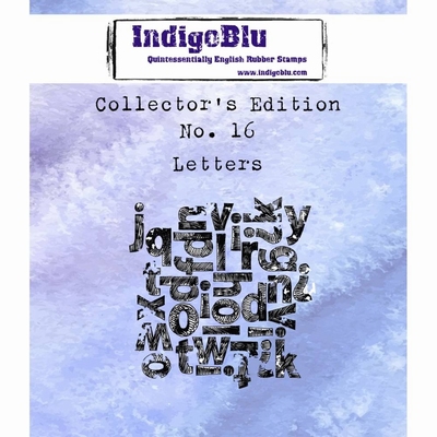 IndigoBlu stempel Collector's Edition 16 Letters