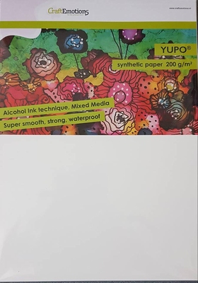 CraftEmotions YUPO papier A4 |50 vel | 200 gram
