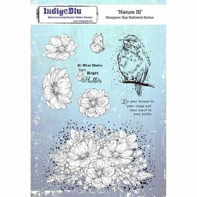 IndigoBlu stempel Nature III - A5 Cling Stamp