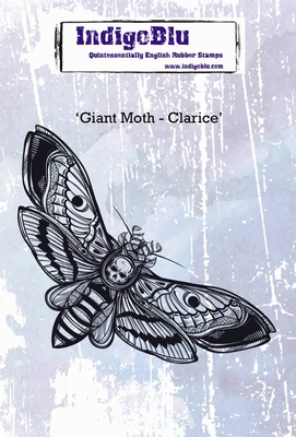 IndigoBlu stempel  Giant Moth Clarice A6