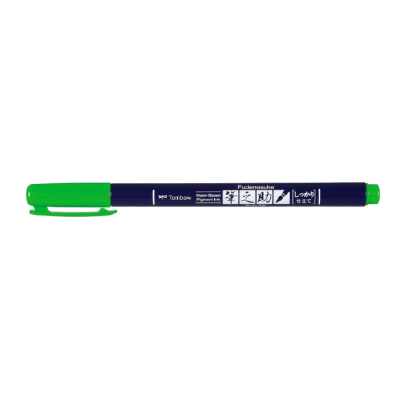 Tombow Brushpen Fudenosuke hard WS-BH Groen