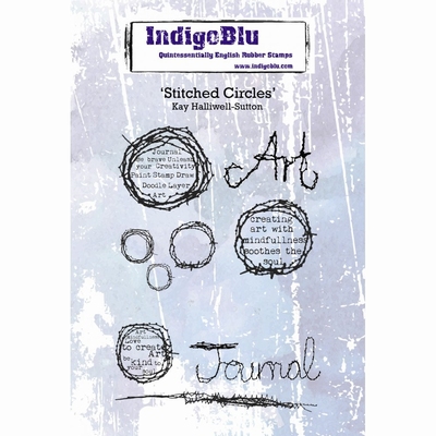 IndigoBlu stempel Stitched Circles