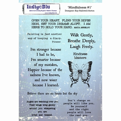 IndigoBlu stempel Mindfulness Rubber Stamp