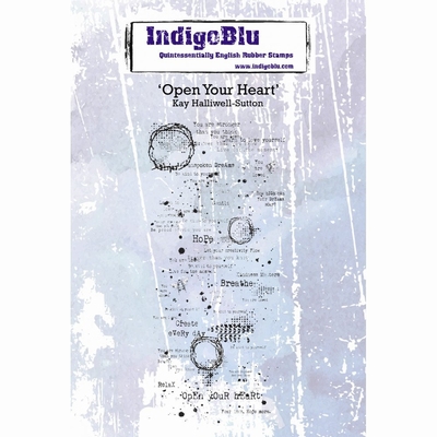 IndigoBlu stempel Open Your Heart
