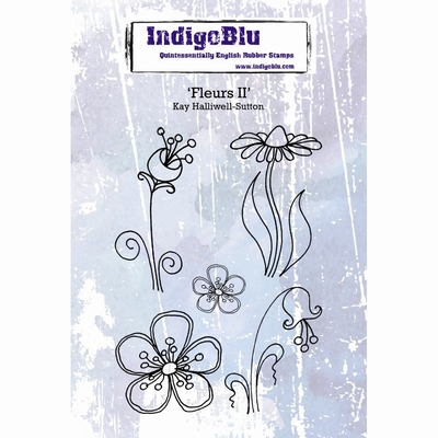 IndigoBlu stempel Fleurs II