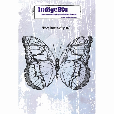 IndigoBlu stempel Big Butterfly #3