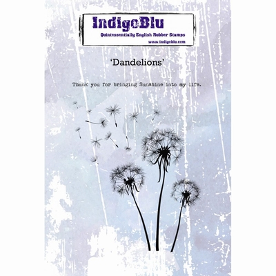 IndigoBlu stempel Dandelions