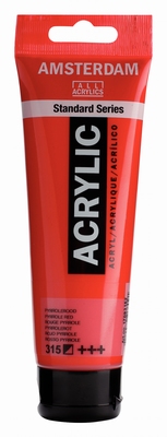 Amsterdam Acrylverf 120 ml Pyrrolerood