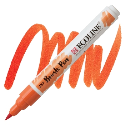 Ecoline Brushpen Donkeroranje