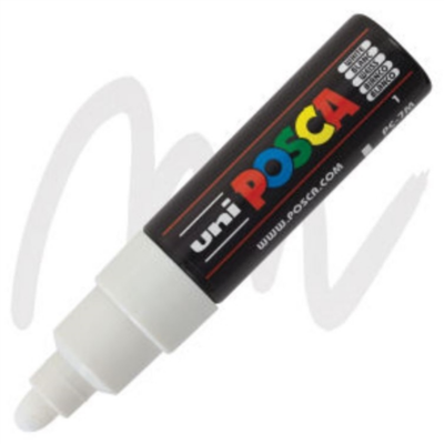Posca 7M Wit