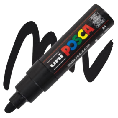 Posca 7M Zwart
