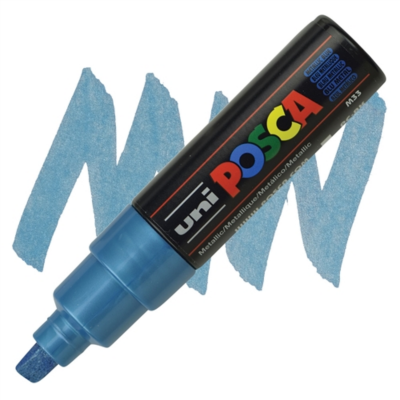 Posca 8K Metallic blauw