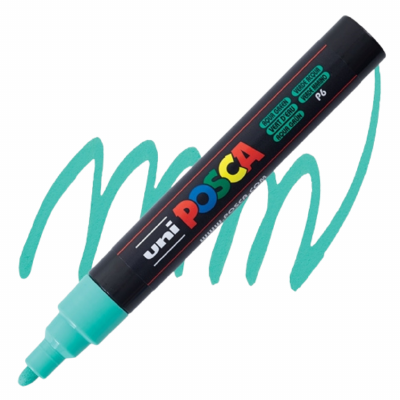 Posca 5M Aqua Groen