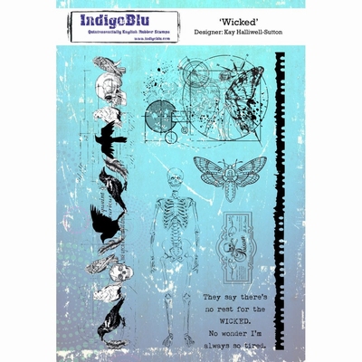 IndigoBlu stempel Wicked By Kay Halliwell-Sutton