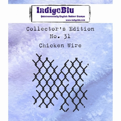IndigoBlu stempel Collectors Edition no 31 Chicken Wire