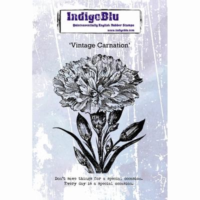 IndigoBlu stempel Vintage Carnation ( Anjer )
