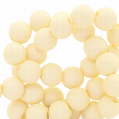 Geel | Vanilla Yellow 8 mm  | 95 stuks