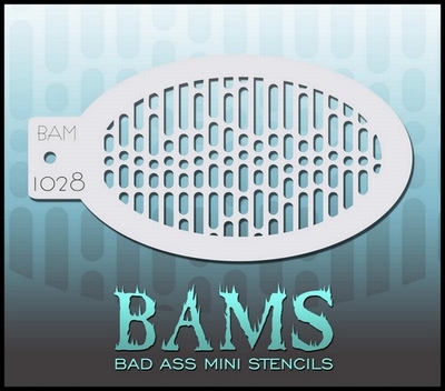 Bad Ass Mini Stencil 1028 | Stripe | Dot