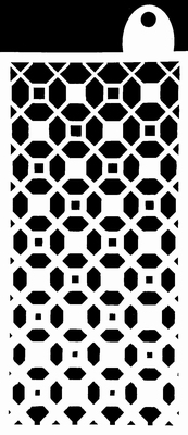 IndigoBlu Stencil 6 x 3 inch | Moroccan Tiles