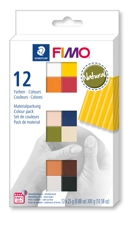 Fimo soft set | colour pack 12 natural colours