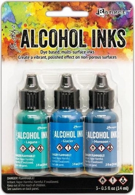 Ranger Alcohol Ink Kit Teal Blue Spectrum