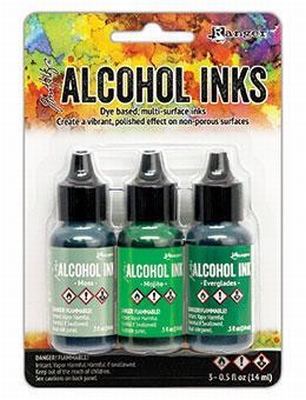 Ranger Alcohol Ink Kit Mint/Green Spectrum