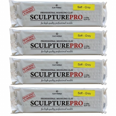 Sculpture Professional Modeling Clay GRIJS soft