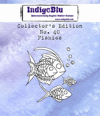 IndigoBlu stempel Collectors Edition no 40 Fishies