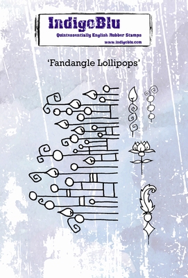 IndigoBlu stempel A6 | Fandangle Lollipops