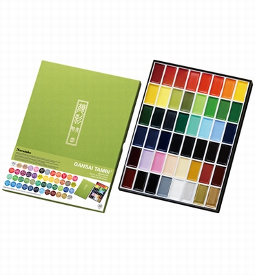 Kuretake Gansai Tambi Set | Set 48 kleuren