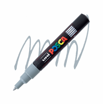 Posca 1MC Grijs