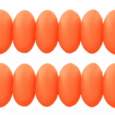 Oranje Disc Acryl 8 x 5mm | 75 stuks