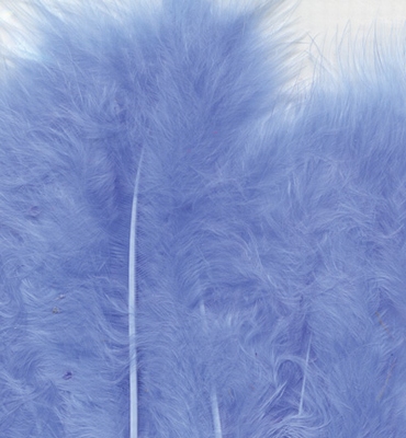 Marabou Feathers,Blue,15pcs