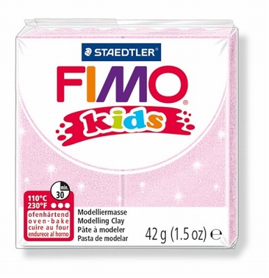Fimo Klei Kids Glitter Roze