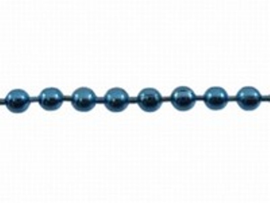 Ballchain / Bolletjesketting 4mm Blauw | 1,5m