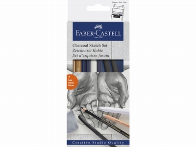 Houtskool set | Faber Castell Creative Set | 7 delig