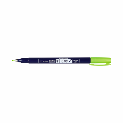 Tombow Brush pen Fudenosuke hard WS-BH Neon Groen
