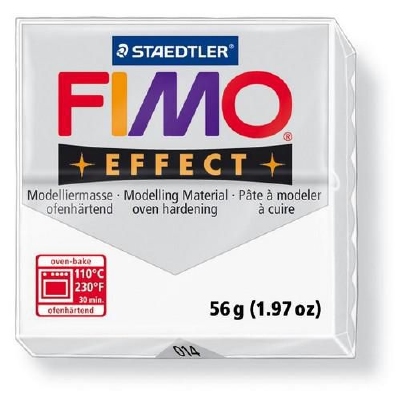 Fimo effect boetseerklei 56 g transparant kleurloos