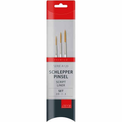 AMI Set met Sleper penselen | Premiumkwaliteit Serie A120