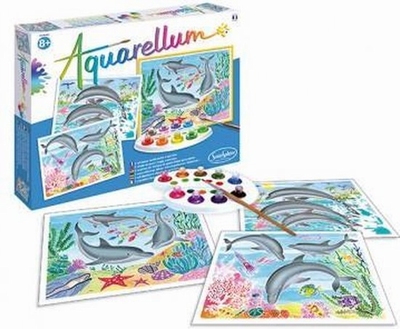 Aquarellum - Sentosphère - Dolfijnen