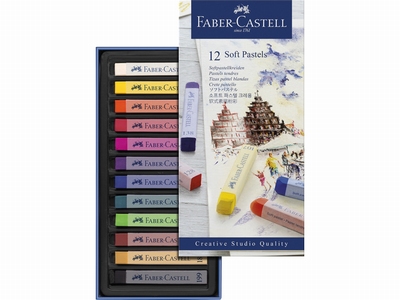 Faber Castell Soft pastel - etui a 12 stuks